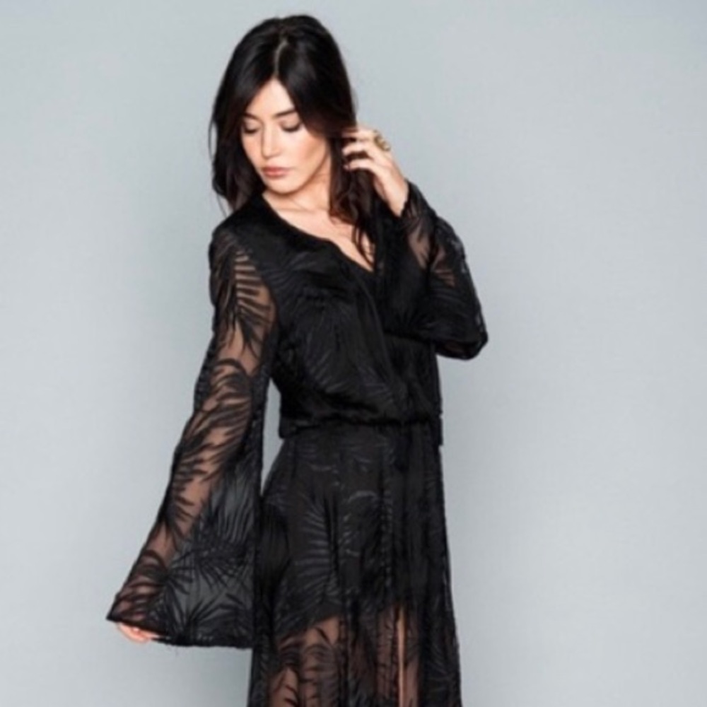NWT Show Me Your Mumu Black Juliet Maxi Dress M